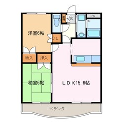 プロミネント伊勢中川Ⅱの物件間取画像